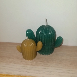 Kaktusz gyertya, Otthon & Életmód, Gyertya, illat, aroma, Gyertya, Gyertya-, mécseskészítés, MESKA