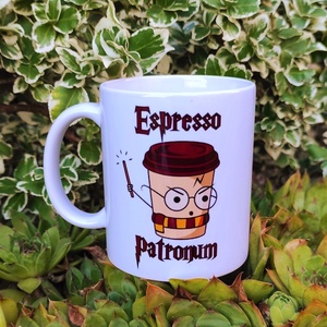 Espresso patronum bögre, Otthon & Lakás, Konyhafelszerelés, tálalás, Tálalás, Bögre & Csésze, Fotó, grafika, rajz, illusztráció, Mindenmás, MESKA