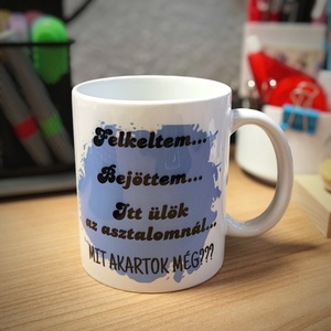 Bögre kevésbé motiváltaknak :) - otthon & életmód - konyhafelszerelés, tálalás - tálalás - bögre & csésze - Meska.hu