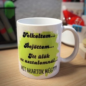 Bögre kevésbé motiváltaknak :) - otthon & életmód - konyhafelszerelés, tálalás - tálalás - bögre & csésze - Meska.hu