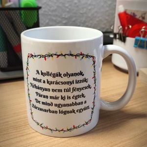 Karácsonyi bögre - kollégáknak, Otthon & Életmód, Konyhafelszerelés, tálalás, Tálalás, Bögre & Csésze, Mindenmás, MESKA