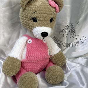 Horgolt Maci - játék & sport - plüssállat & játékfigura - maci - Meska.hu