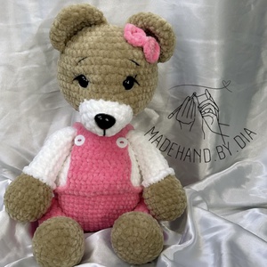 Horgolt Maci - játék & sport - plüssállat & játékfigura - maci - Meska.hu