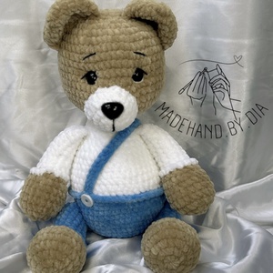 Horgolt Maci - játék & sport - plüssállat & játékfigura - maci - Meska.hu