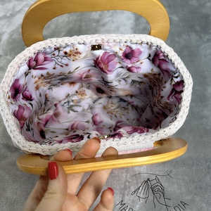 Horgolt táska - táska & tok - kézitáska & válltáska - alkalmi táska - Meska.hu