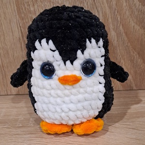 Plüss pingvin, Játék & Sport, Plüssállat & Játékfigura, Más figura, Horgolás, MESKA