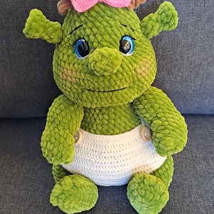 Ogre baby , Játék & Sport, Plüssállat & Játékfigura, Plüss mesefigurák, Horgolás, MESKA