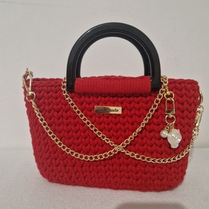 Alkalmi piros táska - táska & tok - kézitáska & válltáska - alkalmi táska - Meska.hu