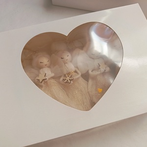 Angyalok sütisdobozban karácsonyfadísz dekoráció - karácsony - karácsonyi lakásdekoráció - karácsonyfadíszek - Meska.hu