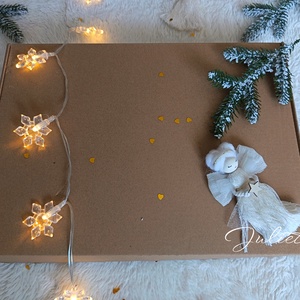 Karácsonyi masni kopogtató ajtódísz csengettyűvel - otthon & életmód - dekoráció - ajtó- és ablak dekoráció - ajtódísz & kopogtató - Meska.hu