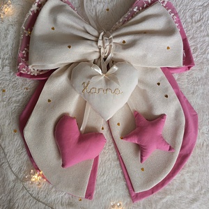 Babaváró Babaköszöntő Névtábla babaszobára masnin, Otthon & Életmód, Babaszoba, gyerekszoba, Babaszoba dekoráció, , MESKA