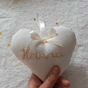 Babaváró Babaköszöntő Névtábla babaszobára masnin - otthon & életmód - babaszoba, gyerekszoba - babaszoba dekoráció - Meska.hu