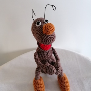 Amigurumi hangya , Otthon & Életmód, Dekoráció, Asztal és polc dekoráció, Asztaldísz, Horgolás, MESKA