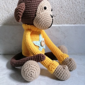 Amigurumi majom, Játék & Sport, Plüssállat & Játékfigura, Majom, Horgolás, MESKA