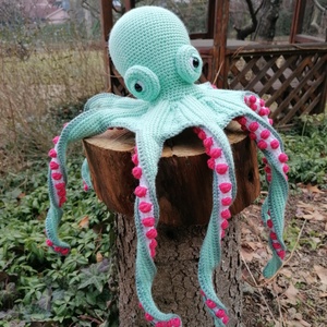 Amigurumi polip  - játék & sport - plüssállat & játékfigura - más figura - Meska.hu
