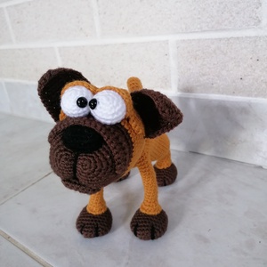 Amigurumi kutya /mopsz, Játék & Sport, Plüssállat & Játékfigura, Kutya, Horgolás, MESKA