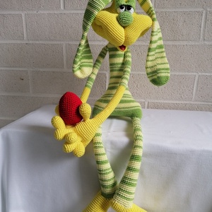 Amigurumi nagy nyúl  - játék & sport - plüssállat & játékfigura - nyuszi - Meska.hu