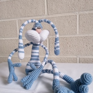 Amigurumi kis nyúl  - játék & sport - plüssállat & játékfigura - nyuszi - Meska.hu