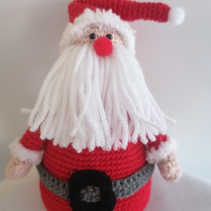 Amigurumi Mikulás , Karácsony, Mikulás, Mikulás beltéri dekoráció, Horgolás, MESKA