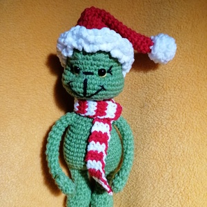 Amigurumi grinch - Meska.hu