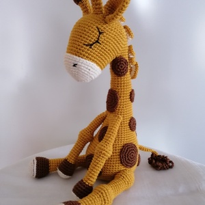 Amigurumi zsiráf  - játék & sport - plüssállat & játékfigura - zsiráf - Meska.hu