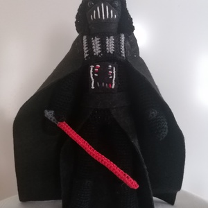 Amigurumi Darth Vader  - játék & sport - plüssállat & játékfigura - más figura - Meska.hu