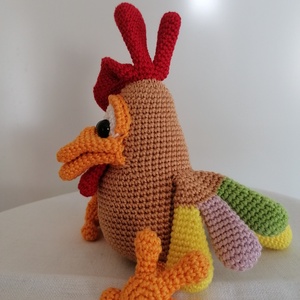 Amigurumi csirke  - otthon & életmód - dekoráció - asztal és polc dekoráció - asztaldísz - Meska.hu