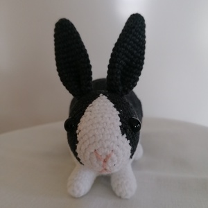 Amigurumi tarka nyúl , Játék & Sport, Plüssállat & Játékfigura, Nyuszi, Horgolás, MESKA