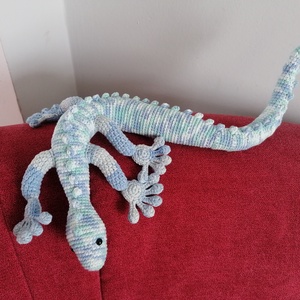 Amigurumi gekkó  - játék & sport - plüssállat & játékfigura - más figura - Meska.hu