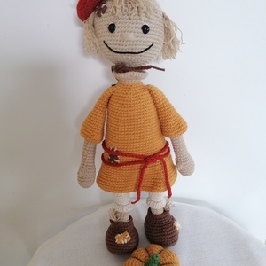 Amigurumi madárijesztő , Otthon & Életmód, Dekoráció, Halloween, Halloweeni figurák, Horgolás, MESKA