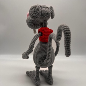 Amigurumi romantikus patkány  - játék & sport - plüssállat & játékfigura - más figura - Meska.hu