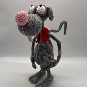 Amigurumi romantikus patkány  - játék & sport - plüssállat & játékfigura - más figura - Meska.hu