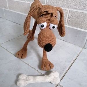 Amigurumi kutya/vizsla  - játék & sport - plüssállat & játékfigura - kutya - Meska.hu