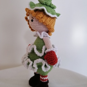 Amigurumi karácsonyi baba  - játék & sport - baba & babaház - baba - Meska.hu
