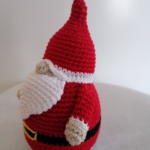 Amigurumi mikulás gnóm  - játék & sport - plüssállat & játékfigura - más figura - Meska.hu