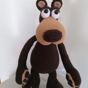 Horgolt maci - játék & sport - plüssállat & játékfigura - maci - Meska.hu