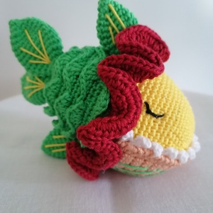 Amigurumi színes hal  - játék & sport - plüssállat & játékfigura - hal - Meska.hu