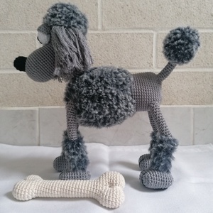 Amigurumi kutya / uszkár , Játék & Sport, Plüssállat & Játékfigura, Kutya, Horgolás, MESKA