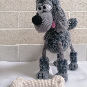 Amigurumi kutya / uszkár  - játék & sport - plüssállat & játékfigura - kutya - Meska.hu