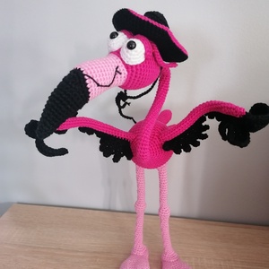 Amigurumi flamingó  - Meska.hu