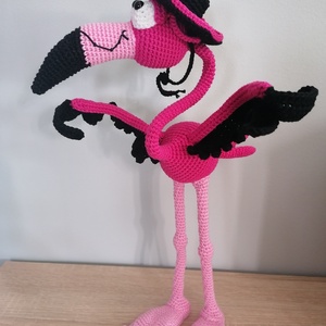Amigurumi flamingó  - otthon & életmód - dekoráció - dísztárgy - Meska.hu
