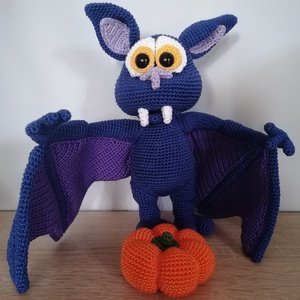 Amigurumi denevér  - Meska.hu