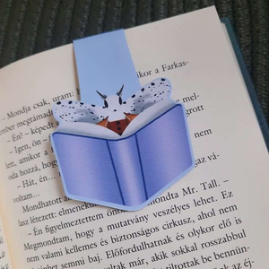 Könyvmoly mágneses könyvjelző - könyv & zene - könyvjelző - Meska.hu