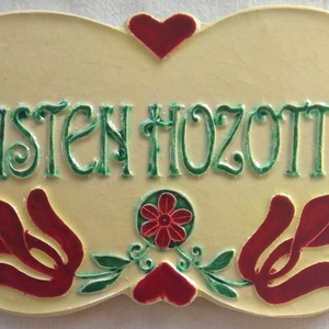 Isten hozott tábla - művészet - Meska.hu