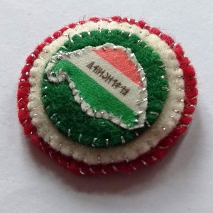 Címeres filc kokárda - ékszer - kitűző és bross - Meska.hu