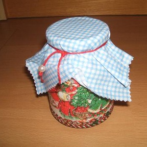Decoupage, szalvétatechnikával készített üveg -  - Meska.hu