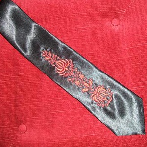 Bocskai mintával hímzett nyakkendők minden alkalomra - esküvő - kiegészítők - nyakkendő - Meska.hu