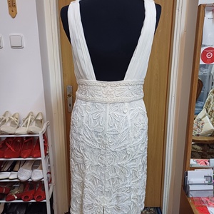 Elegáns csipke ruha, menyasszonyi ruhának is.  - esküvő - ruha - menyasszonyi ruha - Meska.hu