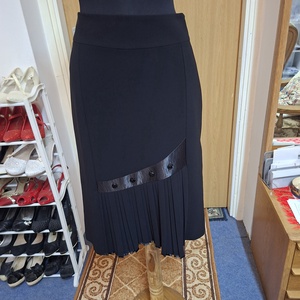 Elasztikus anyagból készített fekete  szoknya., Ruha & Divat, Női ruha, Szoknya, Varrás, MESKA