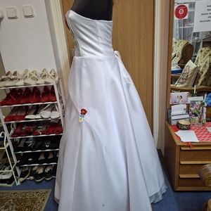 Menyasszonyi, szalagavatós,  alkalmi, tánc ruha, kalocsai himzéssel.  - esküvő - ruha - menyecske ruha - Meska.hu